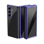 Custodia per telefono antiurto per PC trasparente galvanica, For Galaxy Z Fold8 Ultra 5G, For Galaxy Z Flip8 5G, For Galaxy Z Flip7 5G, For Galaxy Z Fold5 5G