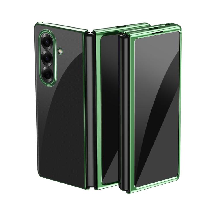 Custodia per telefono antiurto per PC trasparente galvanica, For Galaxy Z Fold8 Ultra 5G, For Galaxy Z Flip8 5G, For Galaxy Z Flip7 5G, For Galaxy Z Fold5 5G