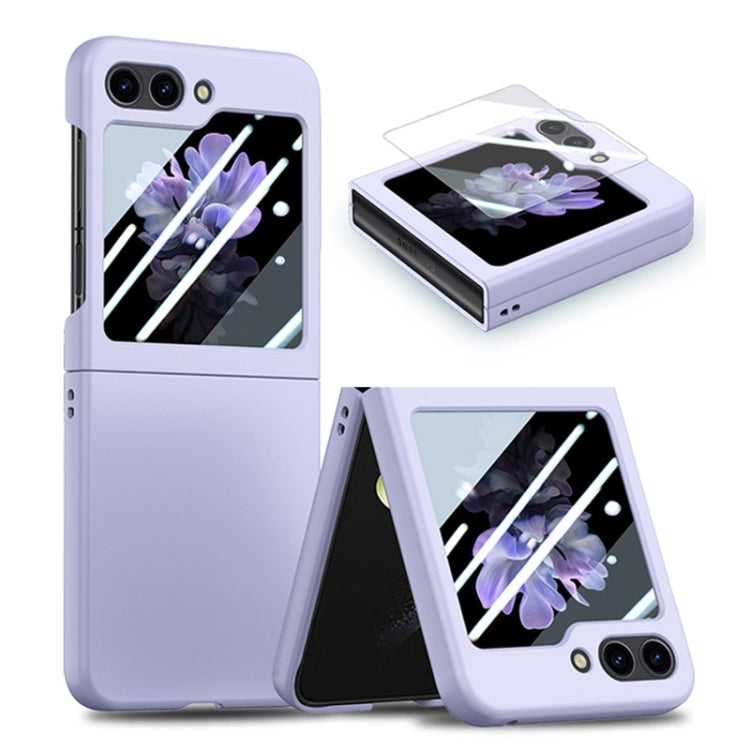 Custodia per telefono pieghevole per PC con protezione in vetro temperato JUNSUNMAY 9H, For Samsung Galaxy Z Fold5, For Samsung Galaxy Z Flip5