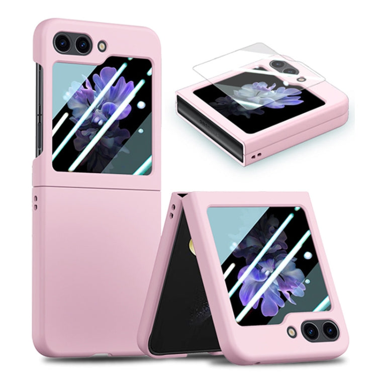Custodia per telefono pieghevole per PC con protezione in vetro temperato JUNSUNMAY 9H, For Samsung Galaxy Z Fold5, For Samsung Galaxy Z Flip5
