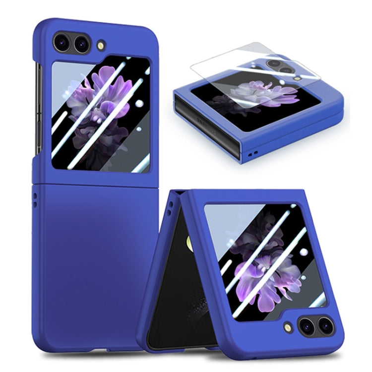 Custodia per telefono pieghevole per PC con protezione in vetro temperato JUNSUNMAY 9H, For Samsung Galaxy Z Fold5, For Samsung Galaxy Z Flip5