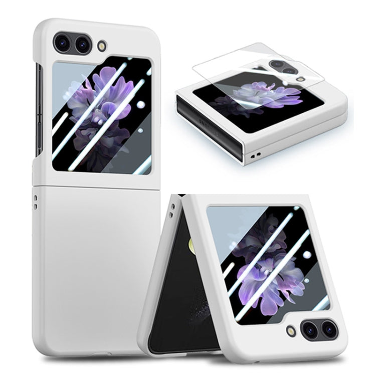 Custodia per telefono pieghevole per PC con protezione in vetro temperato JUNSUNMAY 9H, For Samsung Galaxy Z Fold5, For Samsung Galaxy Z Flip5