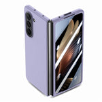 Custodia per telefono pieghevole per PC con protezione in vetro temperato JUNSUNMAY 9H, For Samsung Galaxy Z Fold5, For Samsung Galaxy Z Flip5