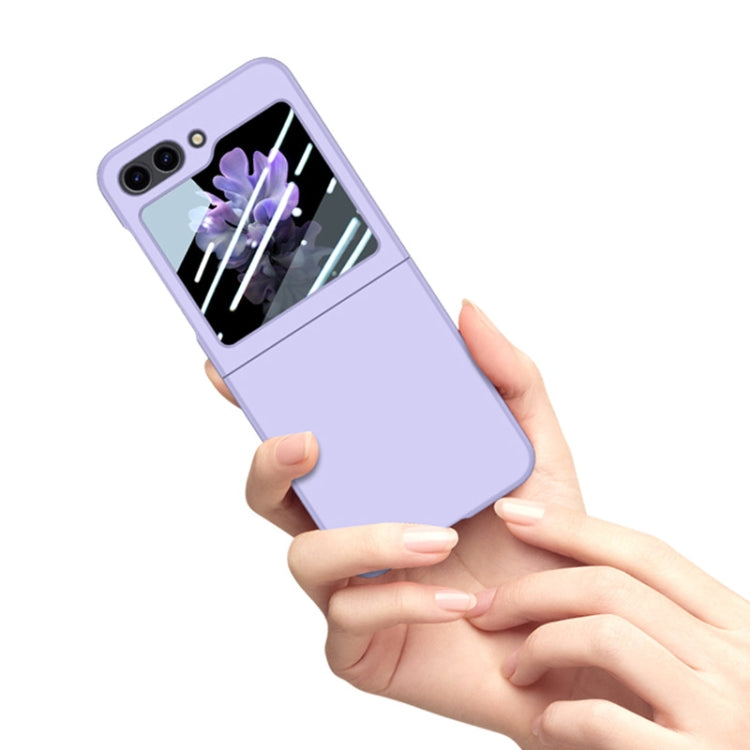 Custodia per telefono pieghevole per PC con protezione in vetro temperato JUNSUNMAY 9H, For Samsung Galaxy Z Flip6 / Flip7 FE, For Samsung Galaxy Z Fold6