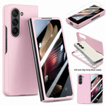 Custodia per telefono pieghevole per PC con protezione in vetro temperato JUNSUNMAY 9H, For Samsung Galaxy Z Flip6 / Flip7 FE, For Samsung Galaxy Z Fold6