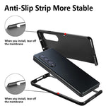 JUNSUNMAY Custodia per telefono pieghevole in pelle con motivo retrò in pelle per PC con slot per penna, For Samsung Galaxy Z Fold6, For Samsung Galaxy Z Fold5