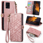 Portafoglio con cerniera geometrica Portafoglio in pelle con fibbia laterale, For Xiaomi F5 5G, For Xiaomi F5 Pro 5G, For Xiaomi 13 Ultra, For Xiaomi Poco X5 Pro