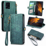 Portafoglio con cerniera geometrica Portafoglio in pelle con fibbia laterale, For Xiaomi F5 5G, For Xiaomi F5 Pro 5G, For Xiaomi 13 Ultra, For Xiaomi Poco X5 Pro
