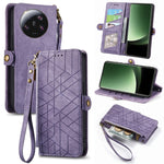 Portafoglio con cerniera geometrica Portafoglio in pelle con fibbia laterale, For Xiaomi F5 5G, For Xiaomi F5 Pro 5G, For Xiaomi 13 Ultra, For Xiaomi Poco X5 Pro