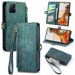 Portafoglio con cerniera geometrica Portafoglio in pelle con fibbia laterale, For Xiaomi 12, For Xiaomi 11T, For Xiaomi Poco X3 GT, For Xiaomi 11 Lite