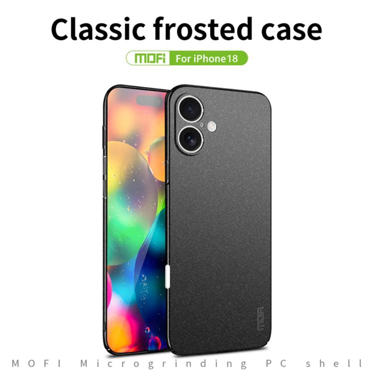 MOFI Fandun Series Frosted PC Custodia per telefono all-inclusive ultrasottile, For iPhone 17e / 16e, For iPhone 17 Pro Max, For iPhone 17 Pro, For iPhone 17