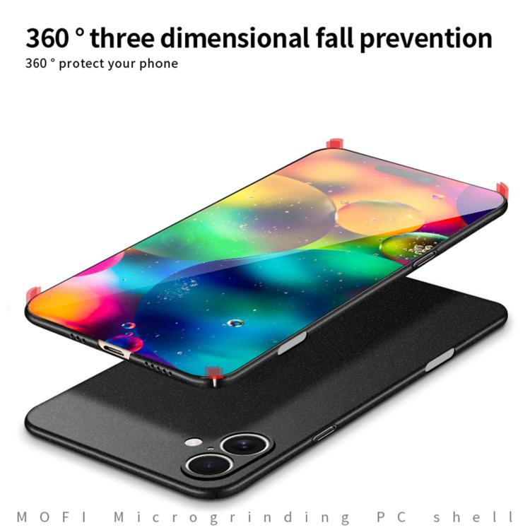 MOFI Fandun Series Frosted PC Custodia per telefono all-inclusive ultrasottile, For iPhone 17e / 16e, For iPhone 17 Pro Max, For iPhone 17 Pro, For iPhone 17