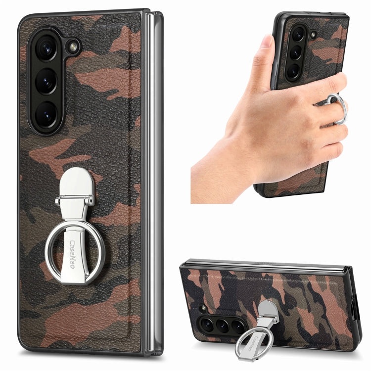 Cassa del telefono del PC del supporto dell'anello del camuffamento, For   Samsung  Galaxy Z Fold5 5G, For Samsung Galaxy Z Flip5 5G