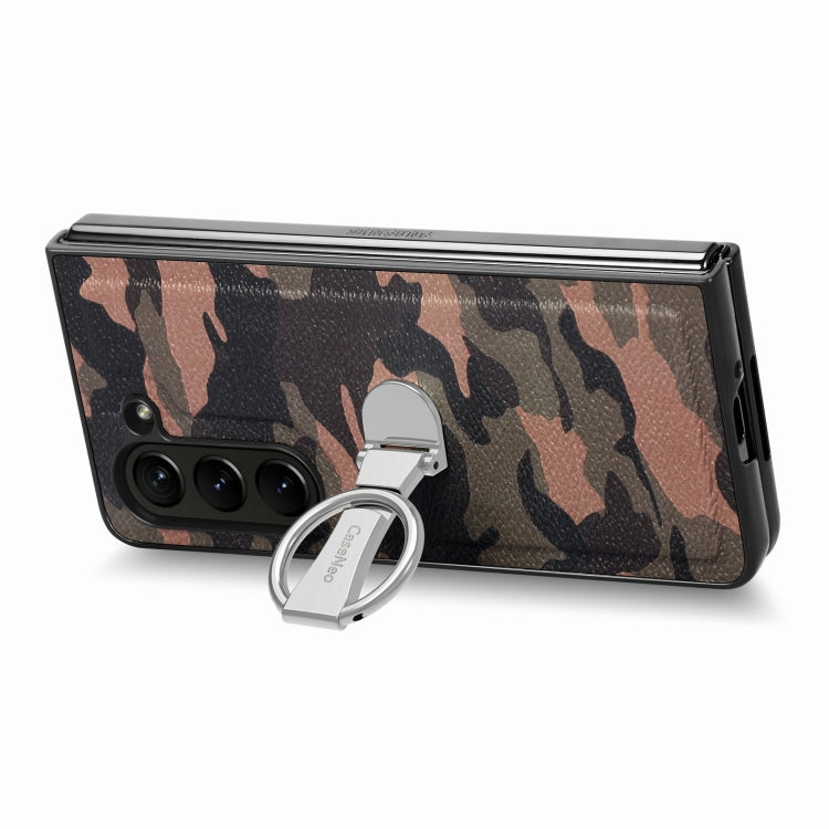 Cassa del telefono del PC del supporto dell'anello del camuffamento, For   Samsung  Galaxy Z Fold5 5G, For Samsung Galaxy Z Flip5 5G