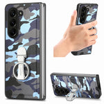 Cassa del telefono del PC del supporto dell'anello del camuffamento, For   Samsung  Galaxy Z Fold5 5G, For Samsung Galaxy Z Flip5 5G