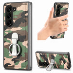 Cassa del telefono del PC del supporto dell'anello del camuffamento, For   Samsung  Galaxy Z Fold5 5G, For Samsung Galaxy Z Flip5 5G