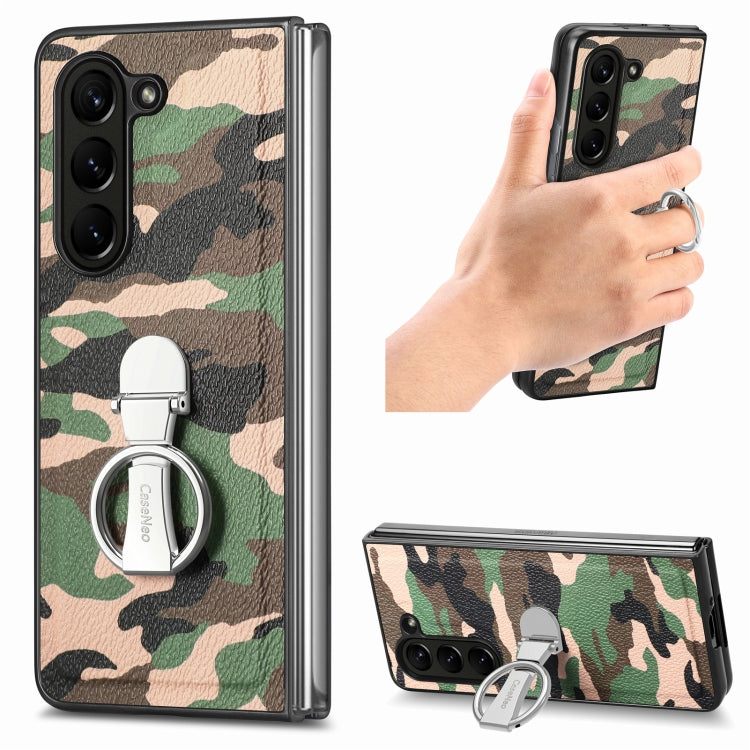 Cassa del telefono del PC del supporto dell'anello del camuffamento, For   Samsung  Galaxy Z Fold5 5G, For Samsung Galaxy Z Flip5 5G