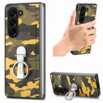 Cassa del telefono del PC del supporto dell'anello del camuffamento, For   Samsung  Galaxy Z Fold5 5G, For Samsung Galaxy Z Flip5 5G