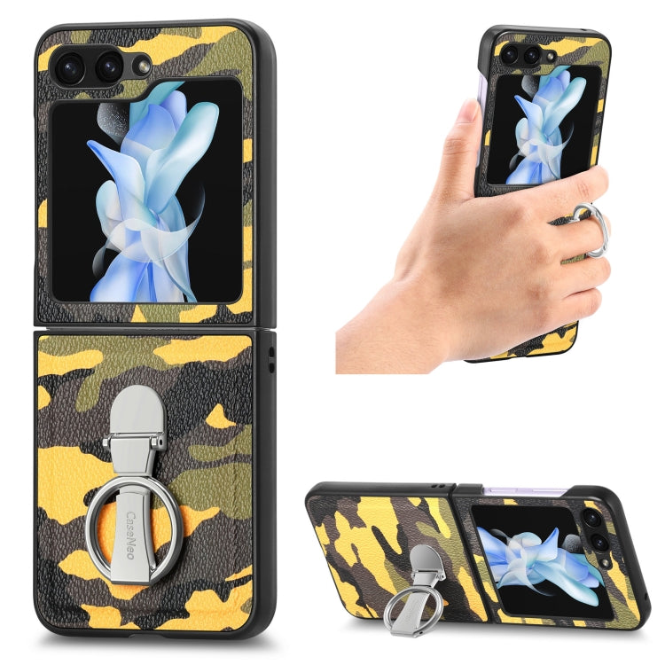 Cassa del telefono del PC del supporto dell'anello del camuffamento, For   Samsung  Galaxy Z Fold5 5G, For Samsung Galaxy Z Flip5 5G