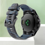 Cinturino in silicone mimetico da 26 mm, For Garmin Enduro 2, For Garmin Enduro, For Garmin TACTIX 7 Pro