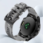 Cinturino in silicone mimetico da 26 mm, For Garmin TACTIX 7, For Garmin Fenix 7X, For Garmin Fenix 7X Solar