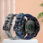 Cinturino in silicone mimetico da 26 mm, For Garmin Fenix 6X, For Garmin Fenix 6X Sapphire, For Garmin D2 Delta PX