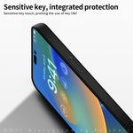 Custodia per telefono rigida ultrasottile MOFI Frosted PC, For iPhone 15