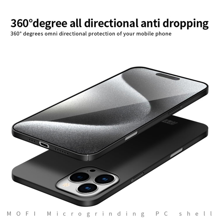 Custodia per telefono rigida ultrasottile MOFI Frosted PC, For iPhone 16, For iPhone 15 Pro Max, For iPhone 15 Pro, For iPhone 15 Plus