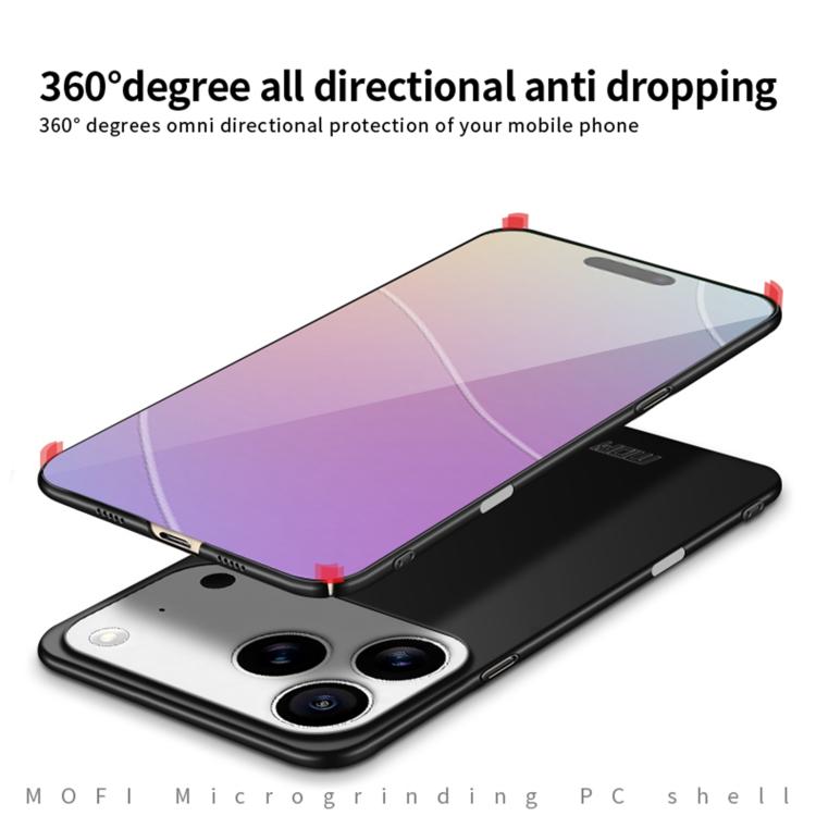 Custodia per telefono rigida ultrasottile MOFI Frosted PC, For iPhone Air, For iPhone 16 Pro Max, For iPhone 16 Pro, For iPhone 16 Plus