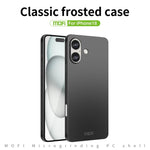 Custodia per telefono rigida ultrasottile MOFI Frosted PC, For iPhone 17e / 16e, For iPhone 17 Pro Max, For iPhone 17 Pro, For iPhone 17