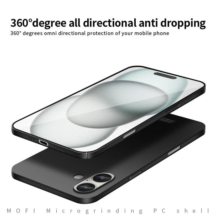 Custodia per telefono rigida ultrasottile MOFI Frosted PC, For iPhone 17e / 16e, For iPhone 17 Pro Max, For iPhone 17 Pro, For iPhone 17