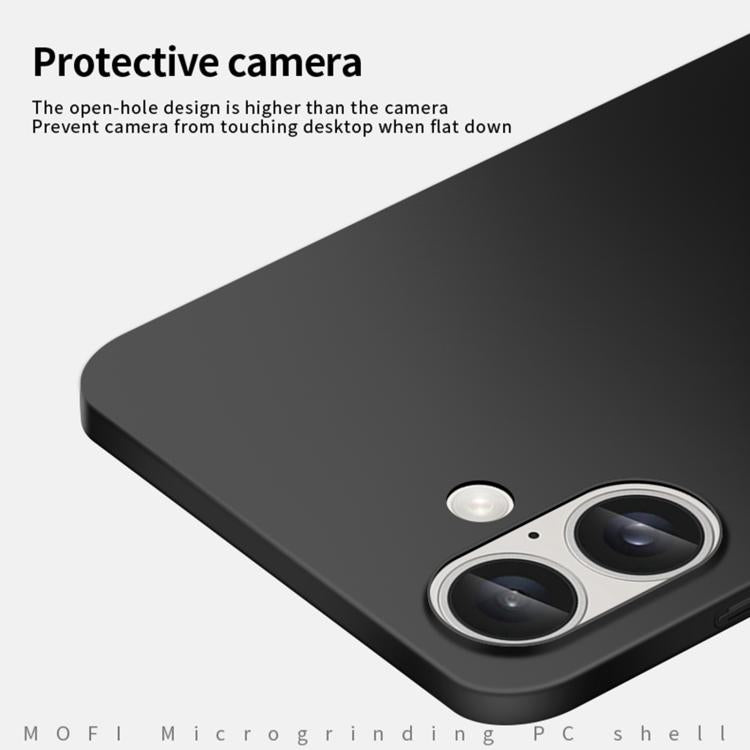Custodia per telefono rigida ultrasottile MOFI Frosted PC, For iPhone 17e / 16e, For iPhone 17 Pro Max, For iPhone 17 Pro, For iPhone 17