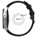 Cinturino per orologio con fibbia nera in pelle di silicone, For Samsung Galaxy Watch 6 Classic, For Samsung Galaxy Watch 6