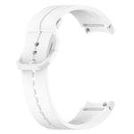 Cinturino in silicone con fibbia colorata scanalata, For Samsung Galaxy Watch 6 / 6 Classic