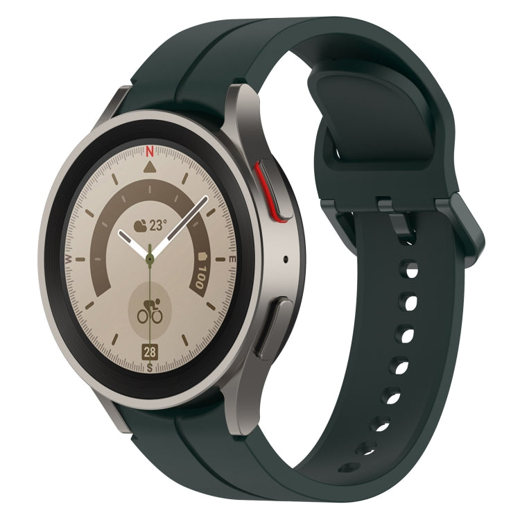 Cinturino in silicone con fibbia colorata scanalata, For Samsung Galaxy Watch 6 / 6 Classic