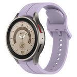 Cinturino in silicone con fibbia colorata scanalata, For Samsung Galaxy Watch 6 / 6 Classic
