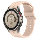 Cinturino in silicone con fibbia colorata scanalata, For Samsung Galaxy Watch 6 / 6 Classic