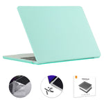 ENKAY EU Versione 3 in 1 Custodia protettiva opaca con pellicola per tastiera in TPU e tappi antipolvere, For MacBook Air 15.3 A2941