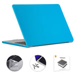 ENKAY EU Versione 3 in 1 Custodia protettiva opaca con pellicola per tastiera in TPU e tappi antipolvere, For MacBook Air 15.3 A2941