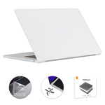 ENKAY EU Versione 3 in 1 Custodia protettiva opaca con pellicola per tastiera in TPU e tappi antipolvere, For MacBook Air 15.3 A2941