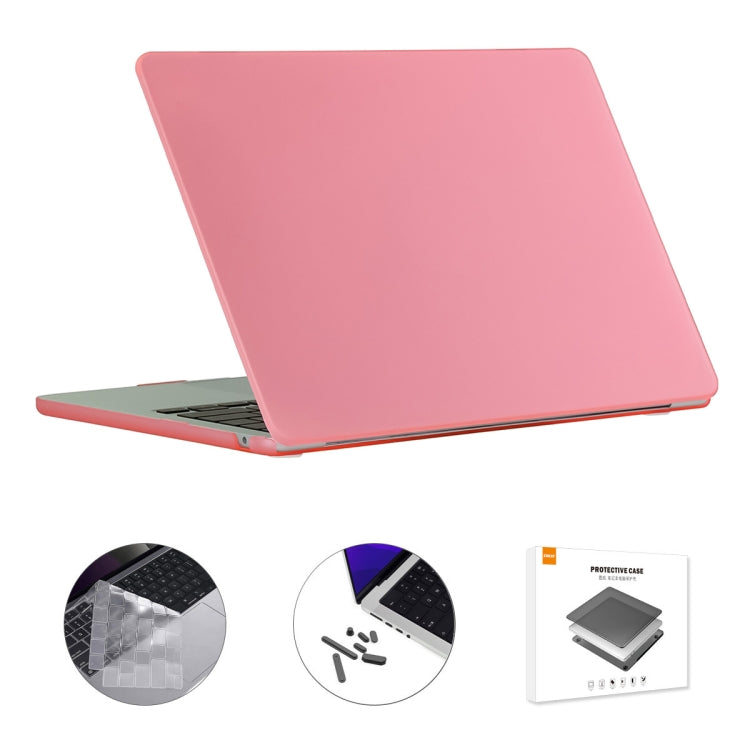 ENKAY EU Versione 3 in 1 Custodia protettiva opaca con pellicola per tastiera in TPU e tappi antipolvere, For MacBook Air 15.3 A2941