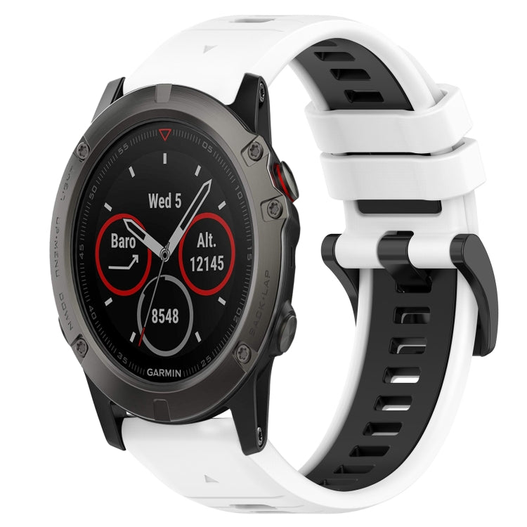 Cinturino sportivo in silicone bicolore da 26 mm, For Garmin Fenix 5X Sapphire, For Garmin Fenix 3 HR