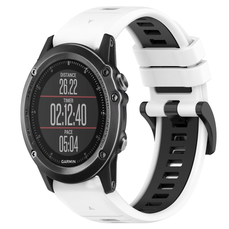 Cinturino sportivo in silicone bicolore da 26 mm, For Garmin Fenix 3, For Garmin Fenix 3 Sapphire