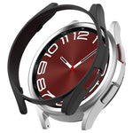 Custodia protettiva per orologio PC a mezza copertura, For Samsung Galaxy Watch 6 Classic 47mm, For Samsung Galaxy Watch 6 44mm, For Samsung Galaxy Watch 6 40mm