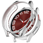 Custodia protettiva per orologio cava in TPU elettrolitico, For Samsung Galaxy Watch6 Classic 47mm, For Samsung Galaxy Watch6 Classic 43mm
