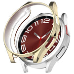Custodia protettiva per orologio cava in TPU elettrolitico, For Samsung Galaxy Watch6 Classic 47mm, For Samsung Galaxy Watch6 Classic 43mm