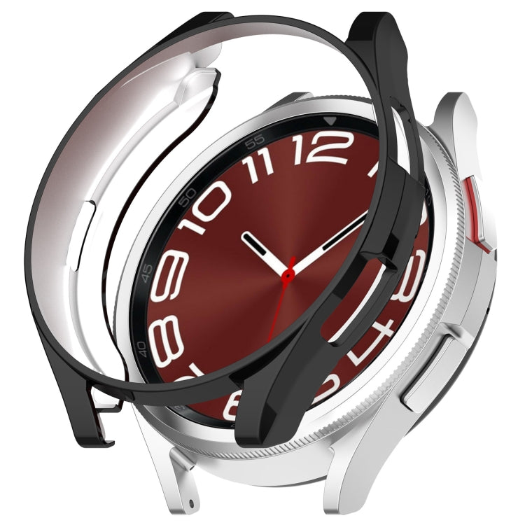 Custodia protettiva per orologio cava in TPU elettrolitico, For Samsung Galaxy Watch6 Classic 47mm, For Samsung Galaxy Watch6 Classic 43mm