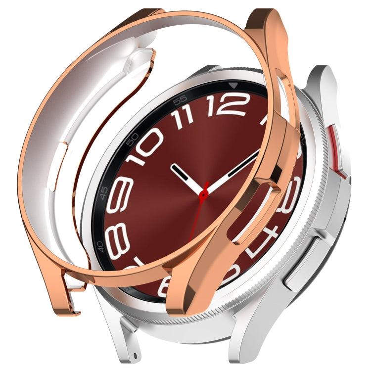 Custodia protettiva per orologio cava in TPU elettrolitico, For Samsung Galaxy Watch6 Classic 47mm, For Samsung Galaxy Watch6 Classic 43mm