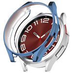 Custodia protettiva per orologio cava in TPU elettrolitico, For Samsung Galaxy Watch6 Classic 47mm, For Samsung Galaxy Watch6 Classic 43mm