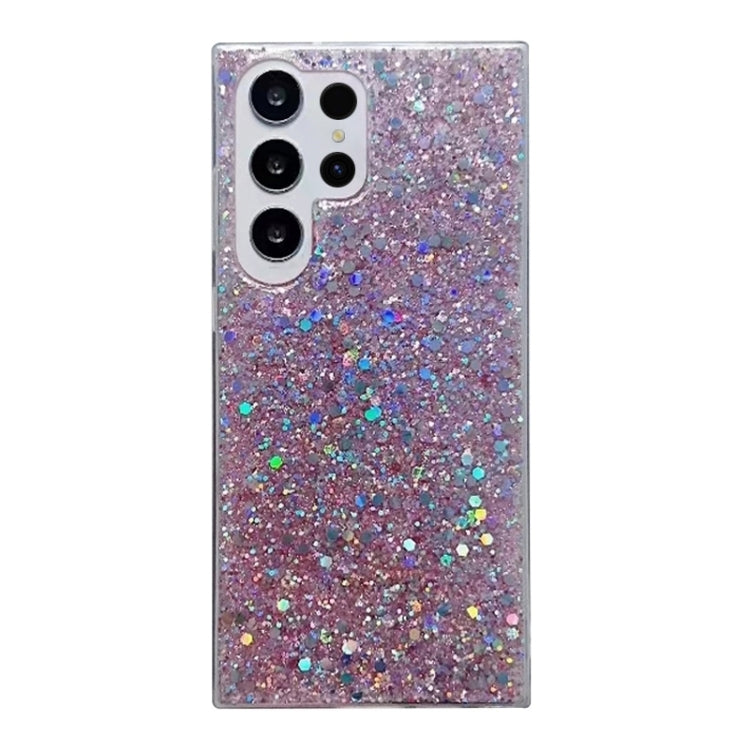 Custodia per telefono in TPU epossidico con paillettes glitterate, For Samsung Galaxy S24 Ultra 5G, For Samsung Galaxy S24+ 5G, For Samsung Galaxy S24 5G